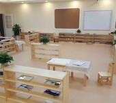 四川幼儿园家具批发实木课桌椅