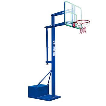 湖南金华二校丙稀酸球场、升降式篮球架给力体育施工安装