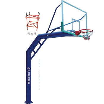 清远卖圆管篮球架让顾客宾至如归升降式埋地篮球架厂家给力体育