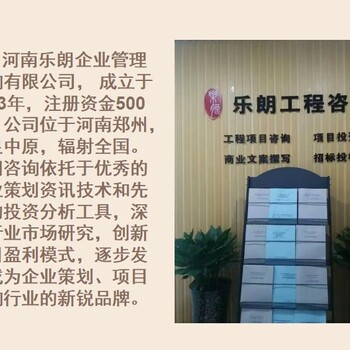 临武县可以做可行性报告的公司-做可行单位