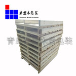 长期生产木制包装实木托盘包装箱尺寸均可定制提供港口打托缠膜