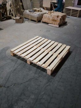 松木木梁托盘结构简单两面进叉重复使用