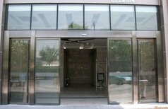 河西区维修自动门玻璃门，制作玻璃门隔断/感应门图片5