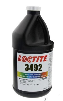 乐泰3492胶水loctite3492胶水价格_3492UV胶粘接金属玻璃