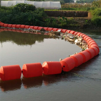 漂浮式水上拦污排1米水电站拦污漂设备