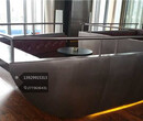 会所不锈钢拉丝面吧台酒店前台异型不锈钢弧形大桌子