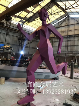 广东不锈钢自行车雕塑，不锈钢竞技体育抽象雕塑大型厂家