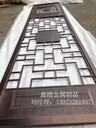 鋁雕花格加工電鍍仿古銅中式銅鋁雕刻屏風(fēng)隔斷廠家批發(fā)