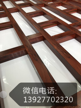 天津武清中式仿木纹不锈钢屏风隔断可以装饰出佳效果图