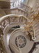 金华新款雕花铝艺浮雕旋转式护栏厂家弧形楼梯艺术之作别墅案例分享