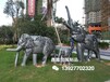 贵阳景观动物大象不锈钢雕塑经典写实不锈钢大象雕塑的基本特征