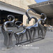 银川抽象雕塑-镜面不锈钢梅花鹿雕塑304不锈钢鹿雕塑的制作步骤如