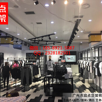 km你走進時尚圈,白色km男裝貨架,森馬服裝貨架出售