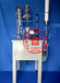 河北乾正仪器厂家直销DF-50L单层玻璃反应釜带制冷盘管实验室专用蒸馏釜