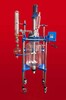 河北乾正儀器30L/50L/100L雙層玻璃反應釜高硼硅夾套反應釜廠家生產，現貨優勢供應