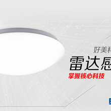 雷达感应吸顶灯,雷达感应天花灯,LED双亮吸顶灯,18W移动感应LED吸顶灯,生产厂家图片