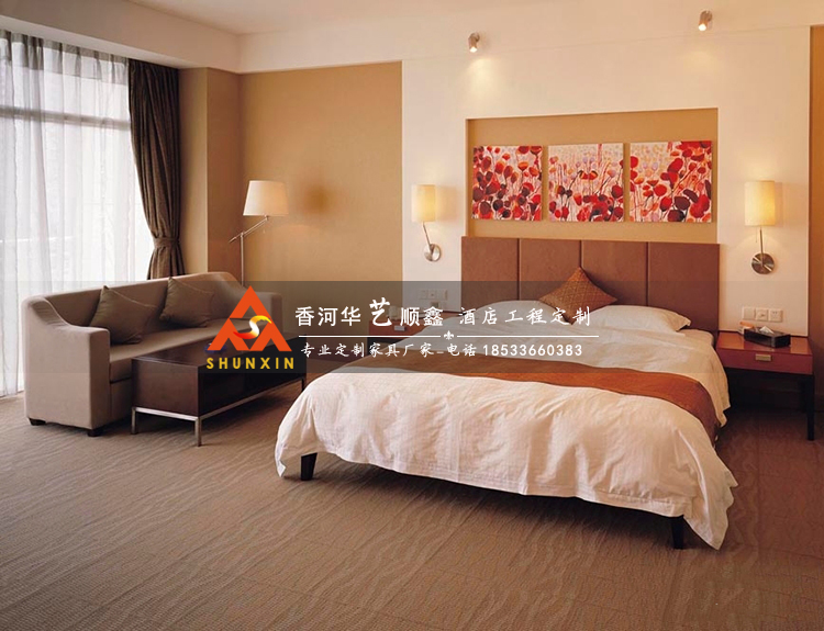 现代板式酒店套房家具宾馆家具定制tf-174