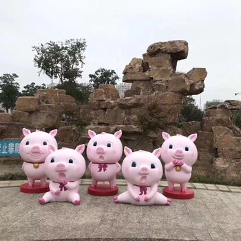 2019年猪猪侠上映卡通猪模型出租猪猪侠模型厂家批发价