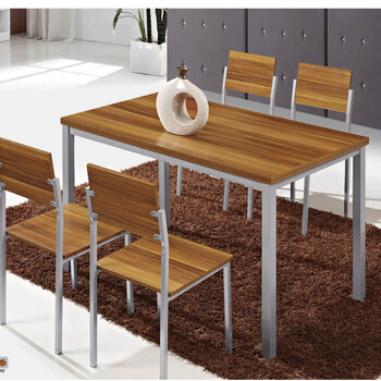 板式餐桌组合吃饭桌一桌四椅六椅两椅快餐桌椅简约家用餐桌子