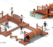 幼儿园感统设施木质玩具户外游乐场儿童木制拓展体能训练娱乐设备