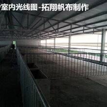 殖环保防水卷帘布羊圈幕帘布尺寸定做温室鸡舍卷帘布价格鸡舍卷帘布图片