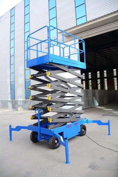 可移動剪叉式升降機電動液壓升降平臺防爆高空作業(yè)車登高車云梯