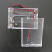 3節五號透明電池盒DIY模型玩具配件帶開關導線4.5v電源千水星