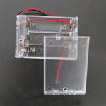 3节五号透明电池盒DIY模型玩具配件带开关导线4.5v电源千水星