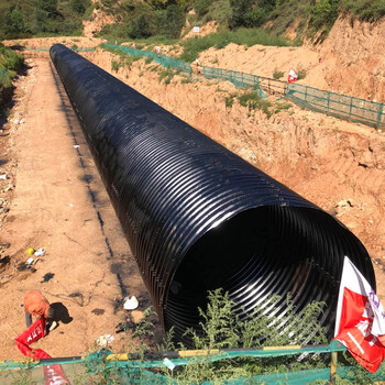 四川波纹管涵公路金属波纹管现货圆形波纹涵管