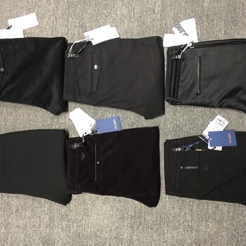 一線廠家直供一手貨源叻仕威爾商務(wù)休閑褲品牌男裝庫存批發(fā)