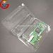 厂家定制真空成型ESD塑料托盘抗静电铰链盖电子产品PET吸塑盒