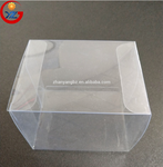 定制方形一次性透明折叠礼品盒透明塑料储物盒