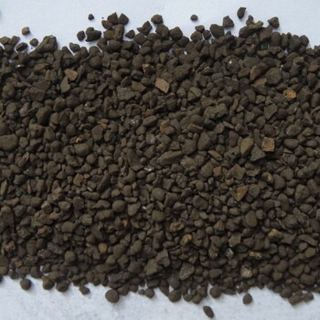 广西贵港锰砂滤料地下水循环除铁除猛猛含量35%以上天然锰砂滤料