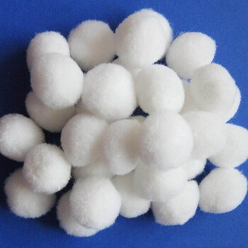 北京怀柔纤维球滤料各种型号纯白纤维球滤料