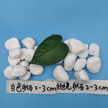 河南漢白玉鵝卵石永順雪花白鵝卵石促銷