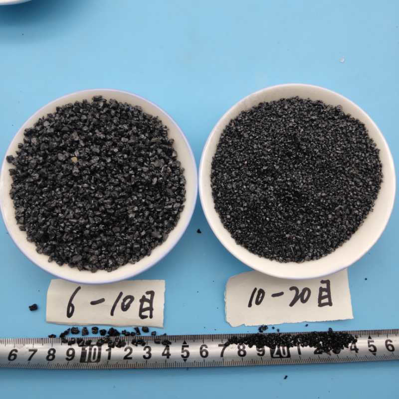 天津亮黑沙子   永順碳化硅顆粒