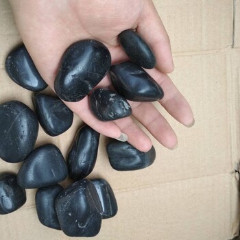 阳泉黑色鹅卵石永顺黑色石头供应