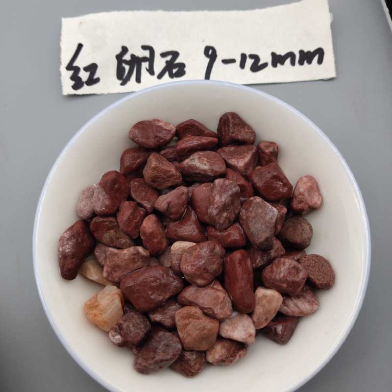 陜西紅色水洗石   永順紅色透水石子出售