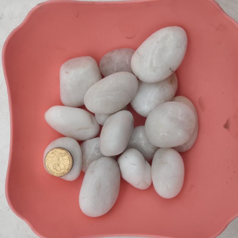 北京白色鵝卵石   永順純白鵝卵石廠家