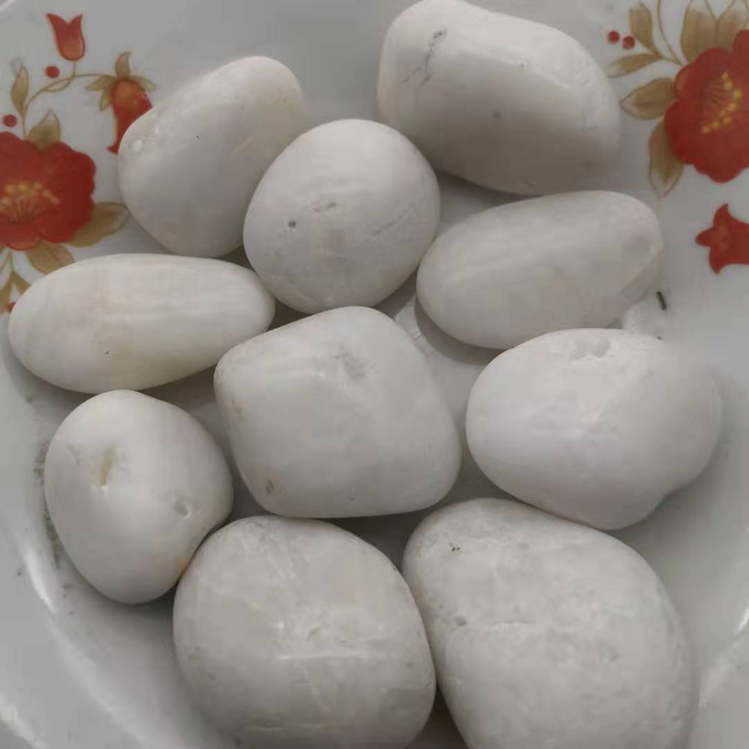 陜西白色雨花石   永順雪白雨花石出售