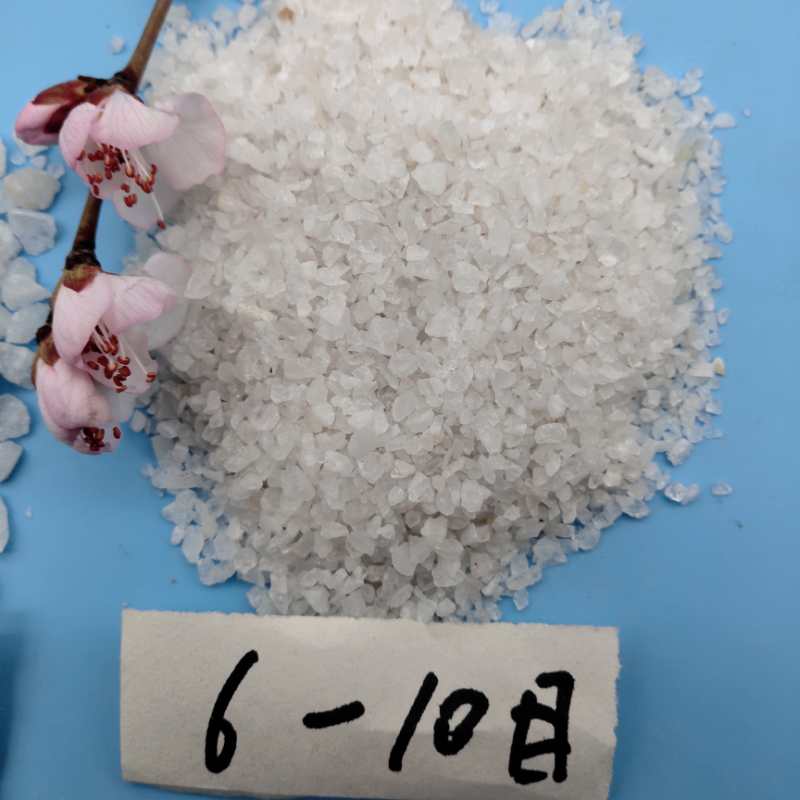 邢臺雪花白石英砂   永順白色石英砂生產基地
