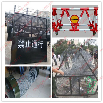 上海1.2米高硬隔离布障网安全拒马厂家