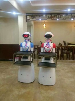 火锅店推车送菜上餐机器人服务员点餐迎宾传菜定制功能