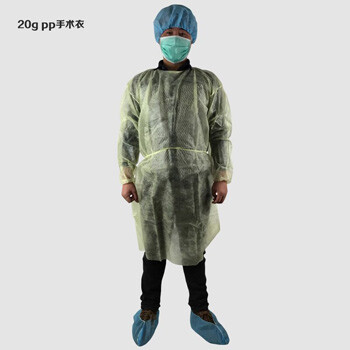 一次性手術(shù)衣隔離衣防護(hù)服美容工作服潔凈服反穿衣覆膜防塵服