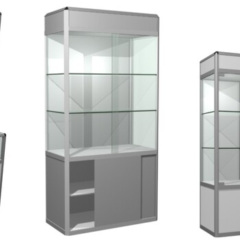 玻璃展示柜公司样品展柜铝合金展示柜药店展柜货架