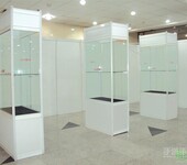 书画屏风出租，八棱柱书画展板租赁，展示展柜租赁