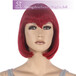 广州假发批发厂家cos假发套女生短直发红色波波头假发定制GF-W805#31Y01