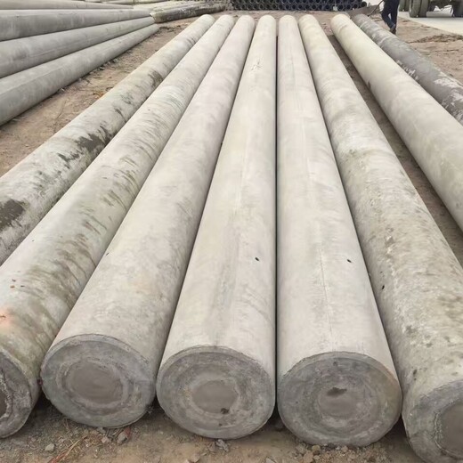 山西临汾国网水泥杆供应商15米加强水泥杆配套销售