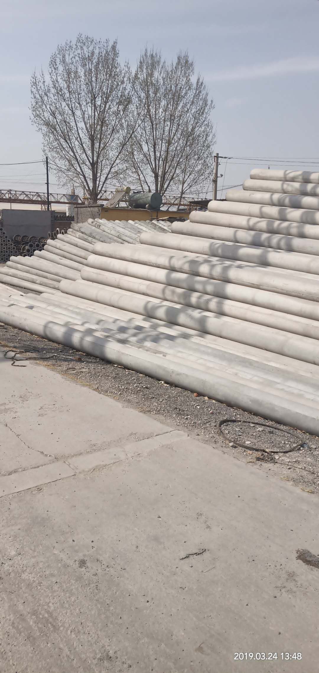 山西朔州24米混凝土电线杆水泥杆配套销售
