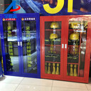 大型場所固定消防設(shè)備-消防工具柜雙開門放置消防器材柜帶可視窗
